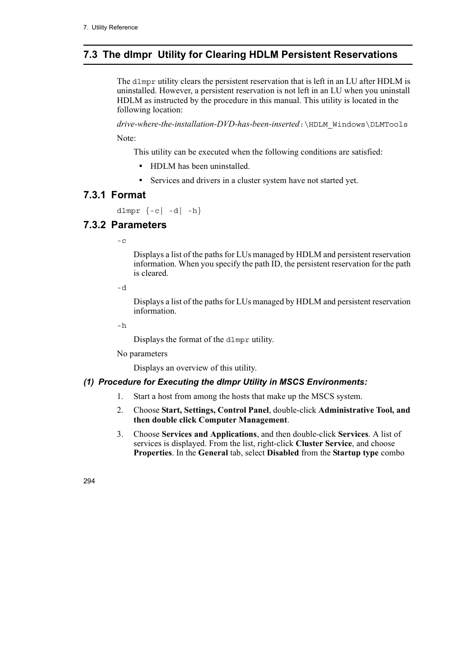 HP Hitachi Dynamic Link Manager Software User Manual | Page 318 / 492