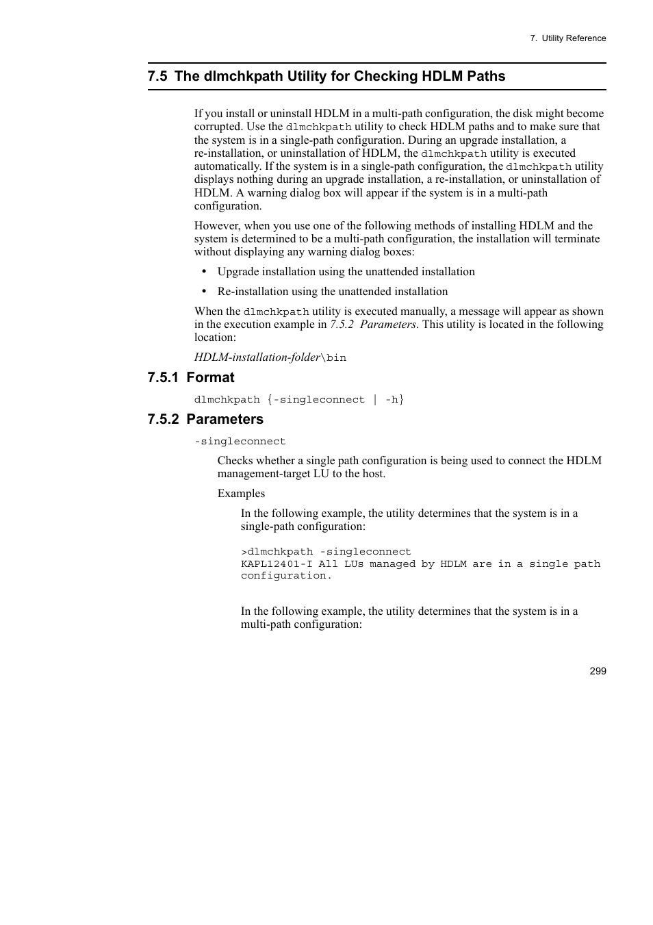 HP Hitachi Dynamic Link Manager Software User Manual | Page 323 / 492