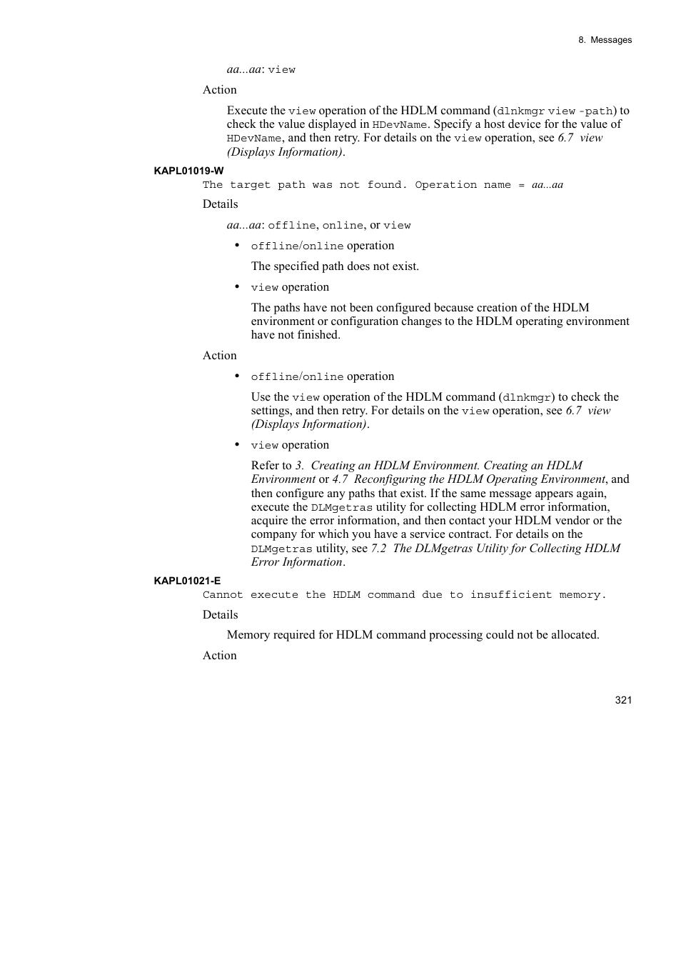 HP Hitachi Dynamic Link Manager Software User Manual | Page 345 / 492