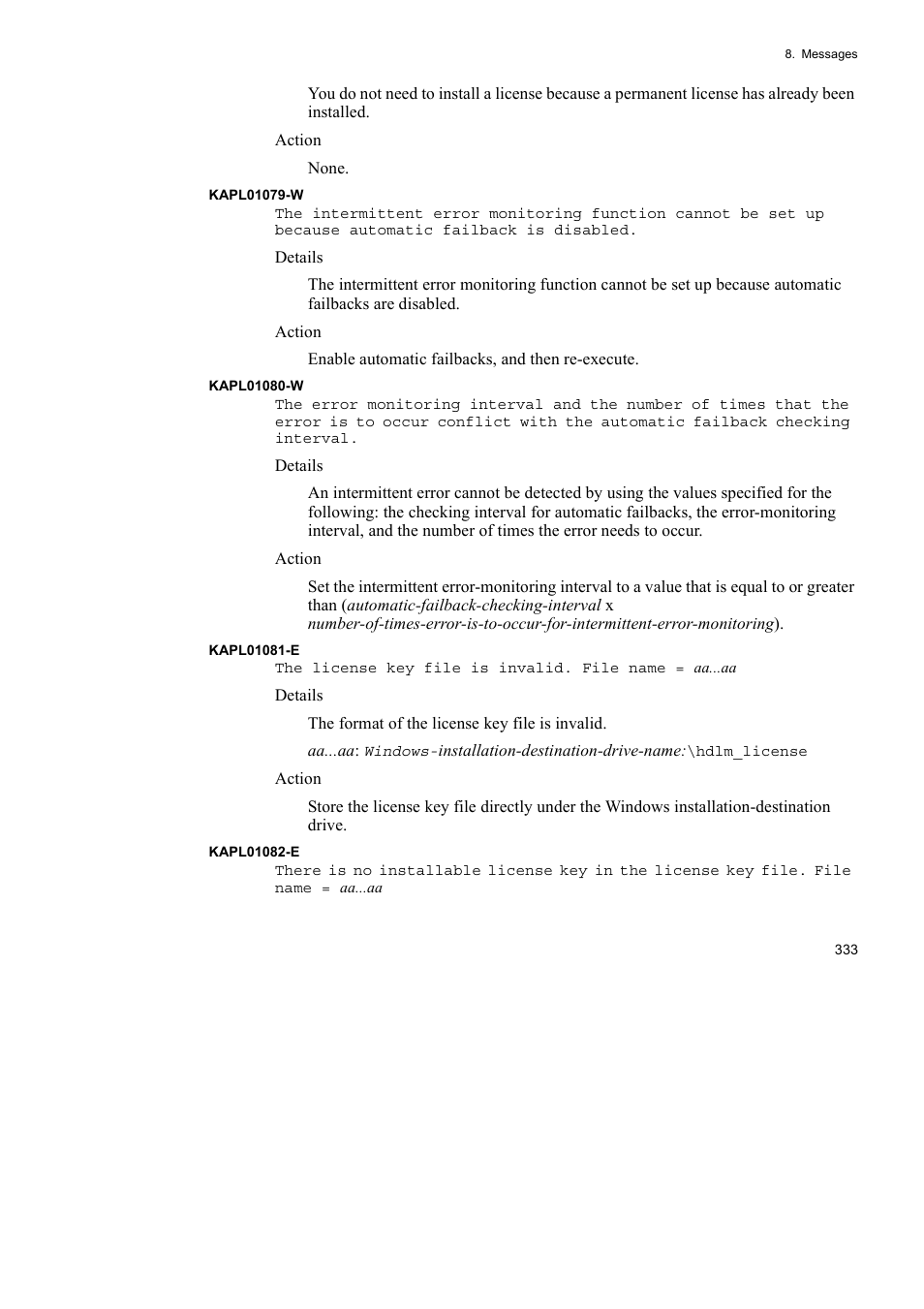 HP Hitachi Dynamic Link Manager Software User Manual | Page 357 / 492