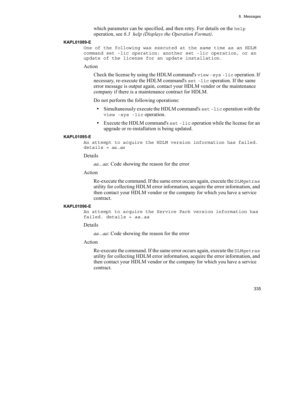 HP Hitachi Dynamic Link Manager Software User Manual | Page 359 / 492
