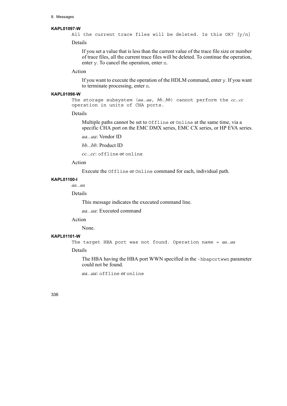 HP Hitachi Dynamic Link Manager Software User Manual | Page 360 / 492