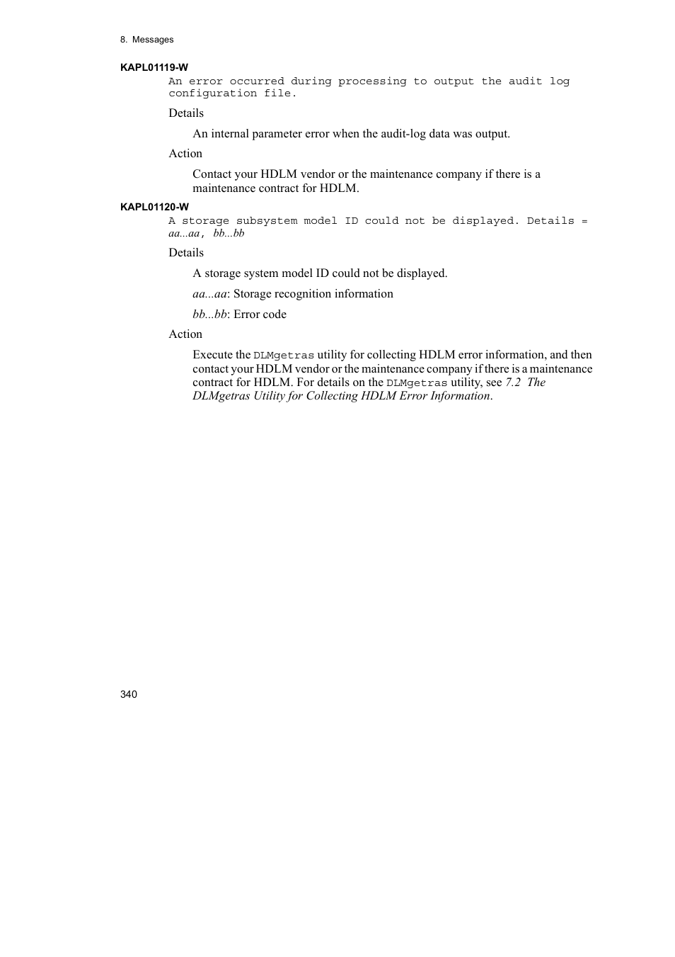 HP Hitachi Dynamic Link Manager Software User Manual | Page 364 / 492