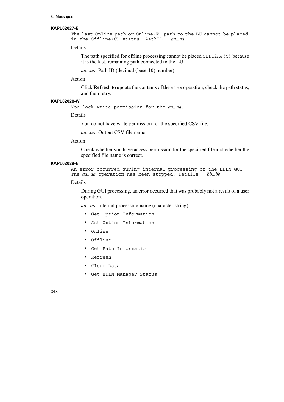 HP Hitachi Dynamic Link Manager Software User Manual | Page 372 / 492