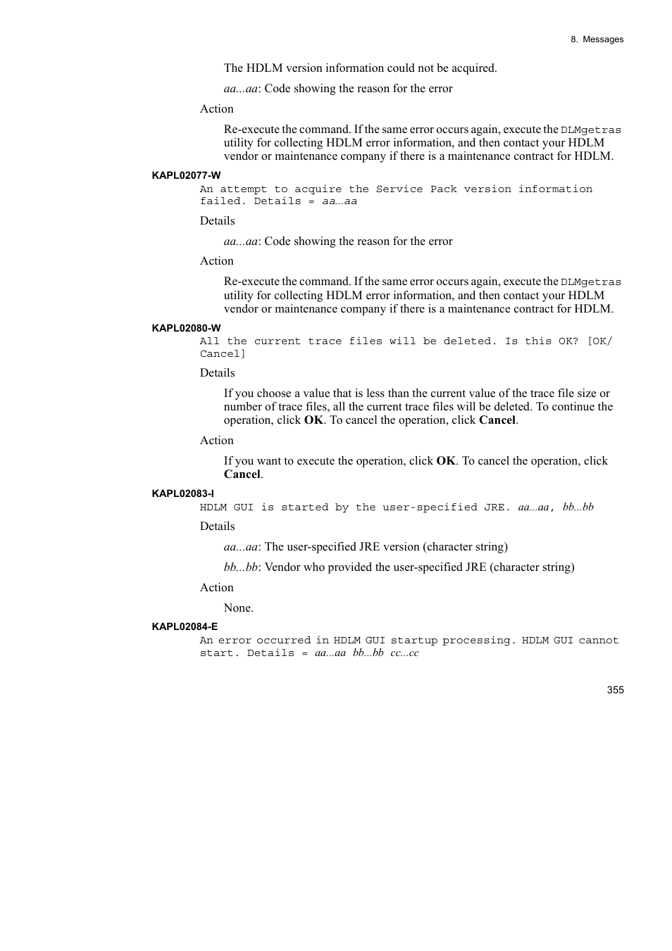 HP Hitachi Dynamic Link Manager Software User Manual | Page 379 / 492