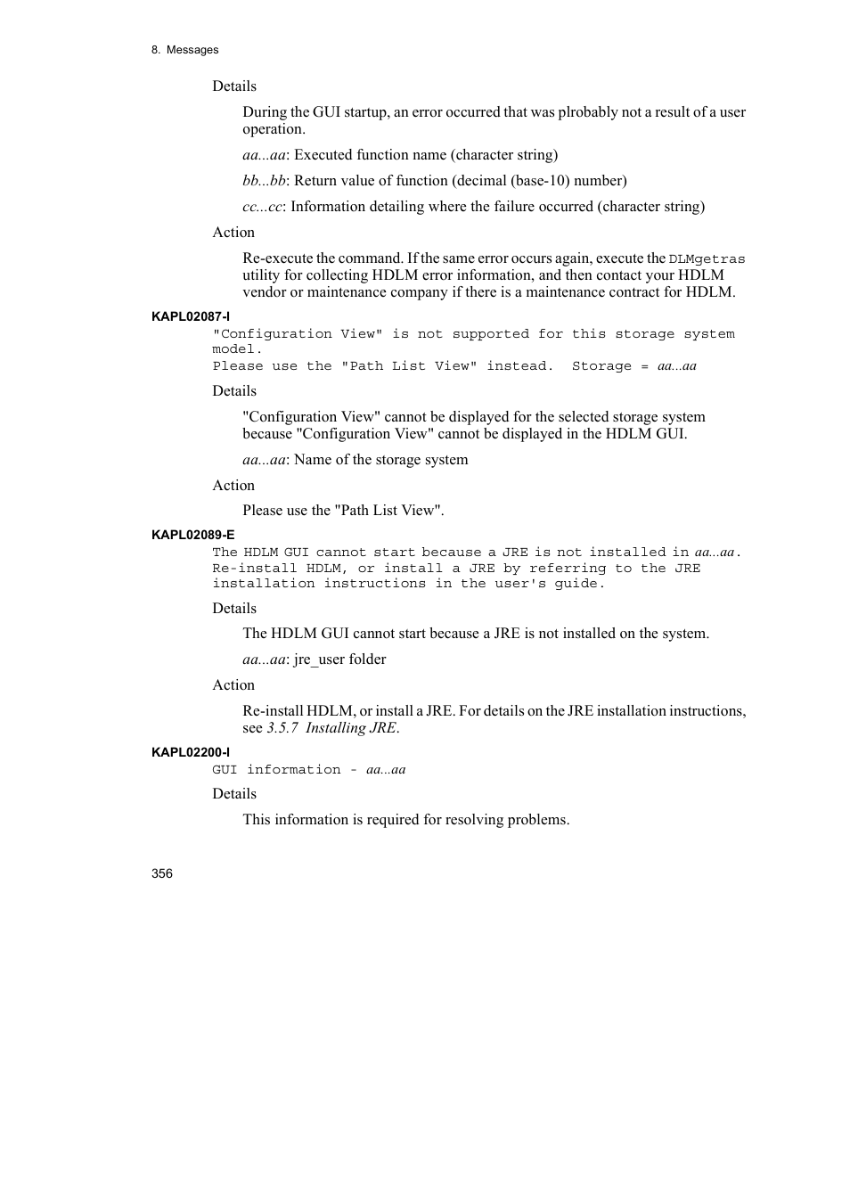 HP Hitachi Dynamic Link Manager Software User Manual | Page 380 / 492