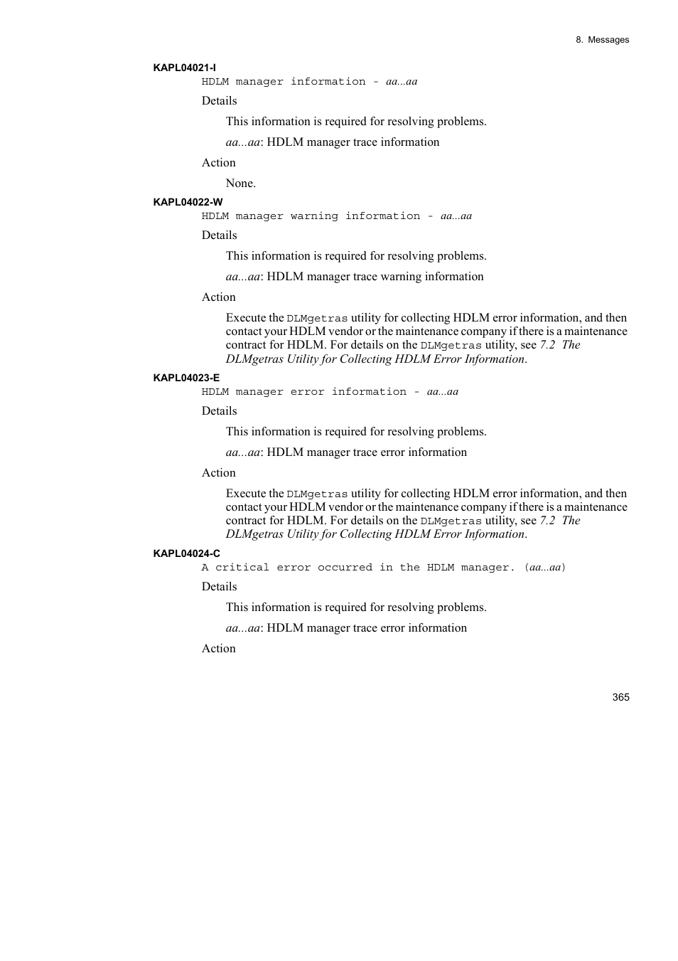 HP Hitachi Dynamic Link Manager Software User Manual | Page 389 / 492