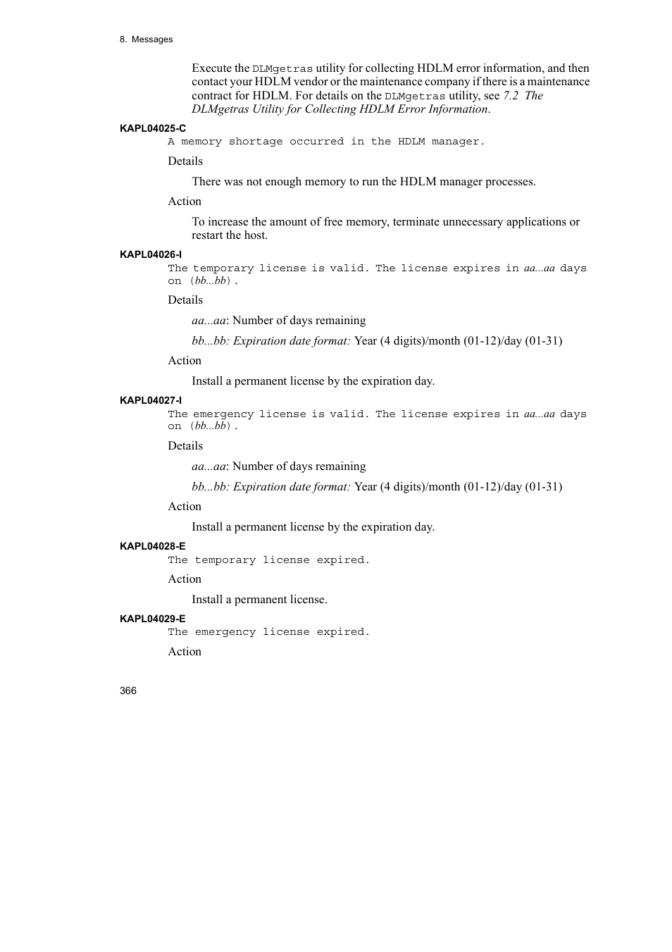 HP Hitachi Dynamic Link Manager Software User Manual | Page 390 / 492