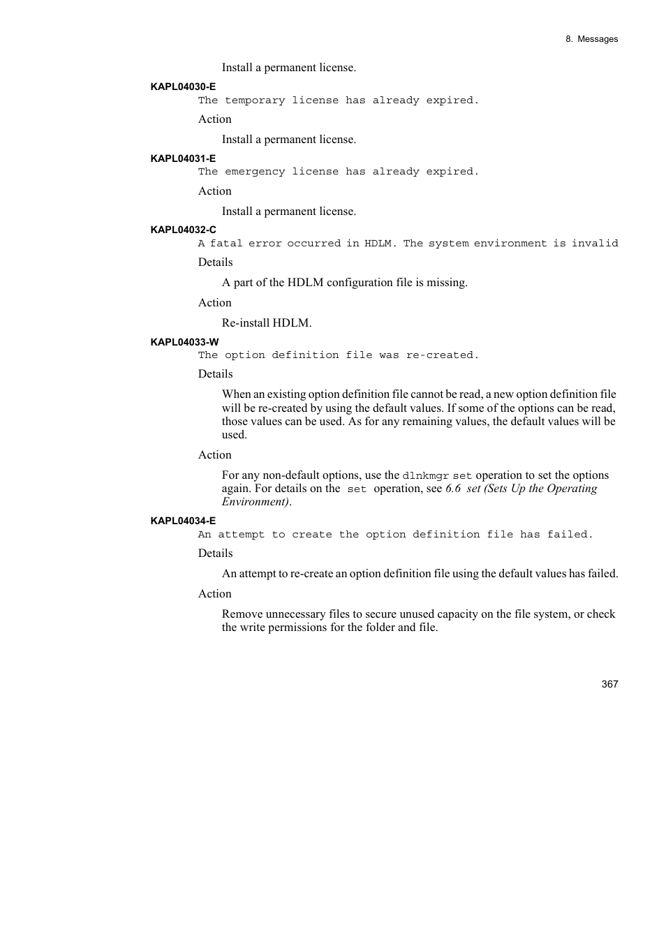 HP Hitachi Dynamic Link Manager Software User Manual | Page 391 / 492