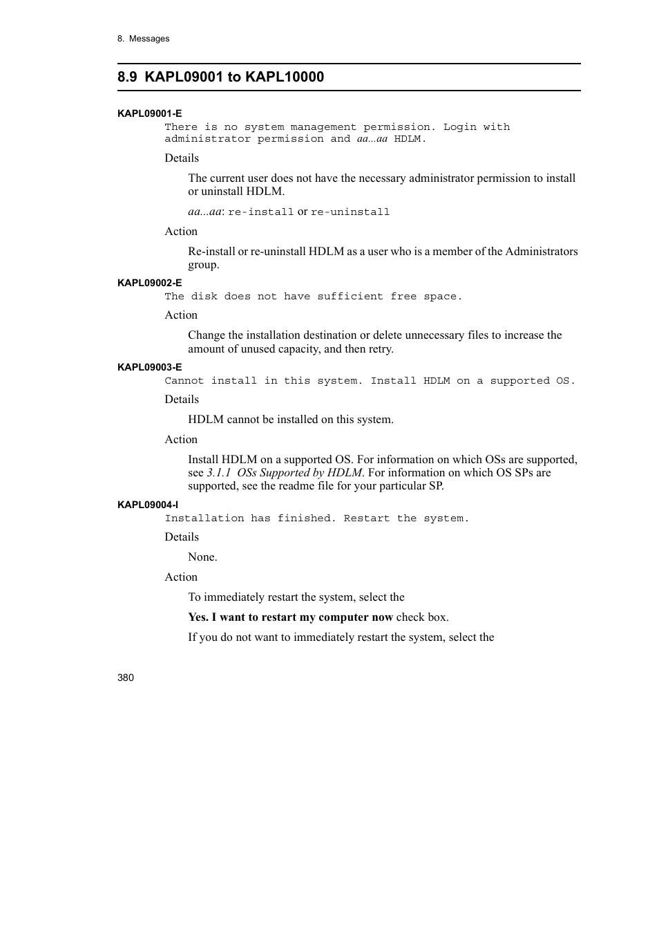 HP Hitachi Dynamic Link Manager Software User Manual | Page 404 / 492