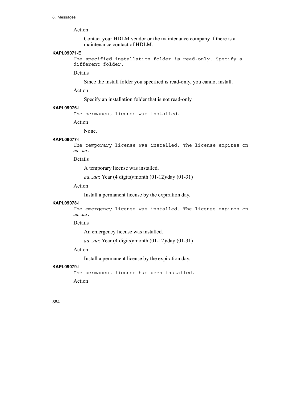 HP Hitachi Dynamic Link Manager Software User Manual | Page 408 / 492