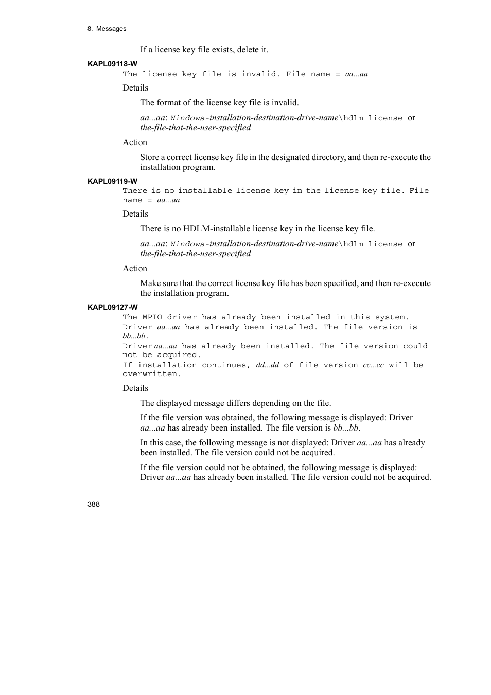 HP Hitachi Dynamic Link Manager Software User Manual | Page 412 / 492