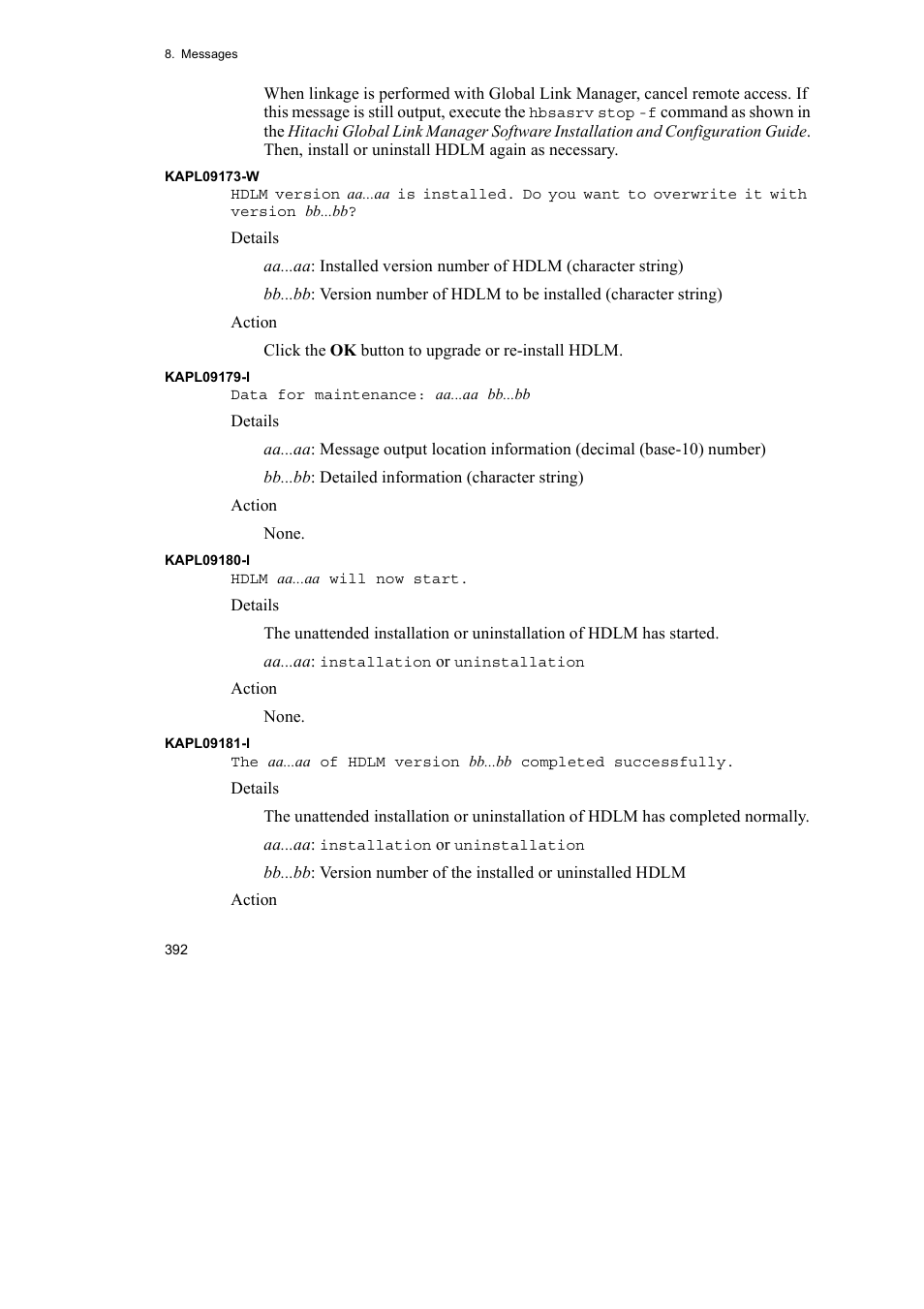 HP Hitachi Dynamic Link Manager Software User Manual | Page 416 / 492