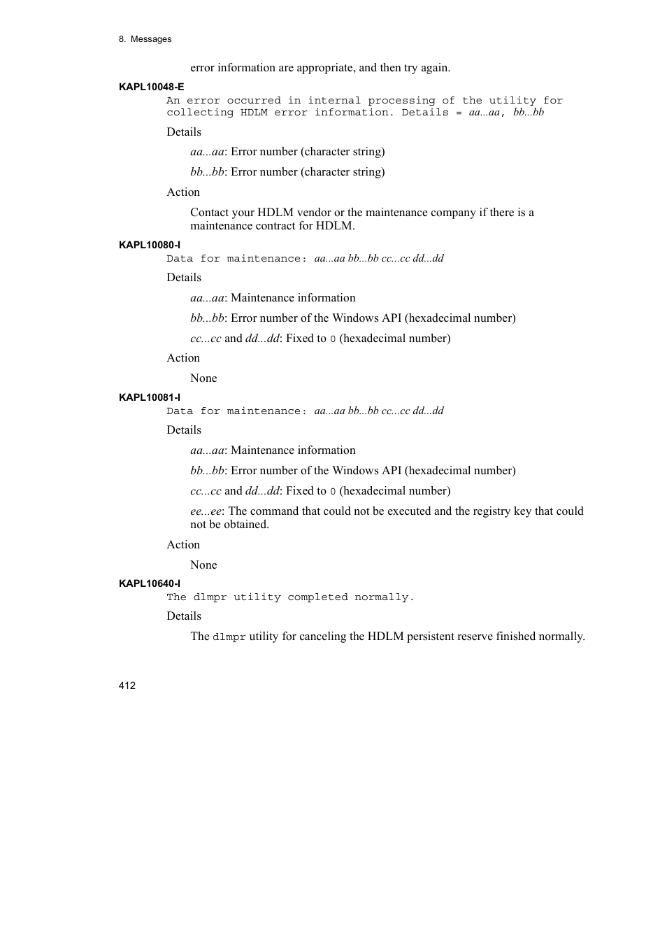 HP Hitachi Dynamic Link Manager Software User Manual | Page 436 / 492