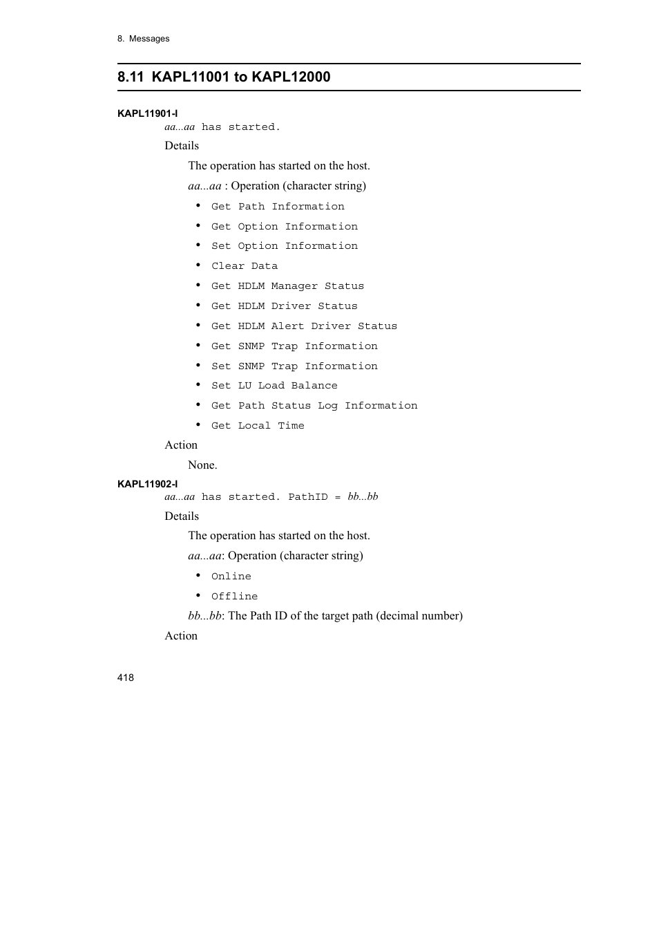 HP Hitachi Dynamic Link Manager Software User Manual | Page 442 / 492