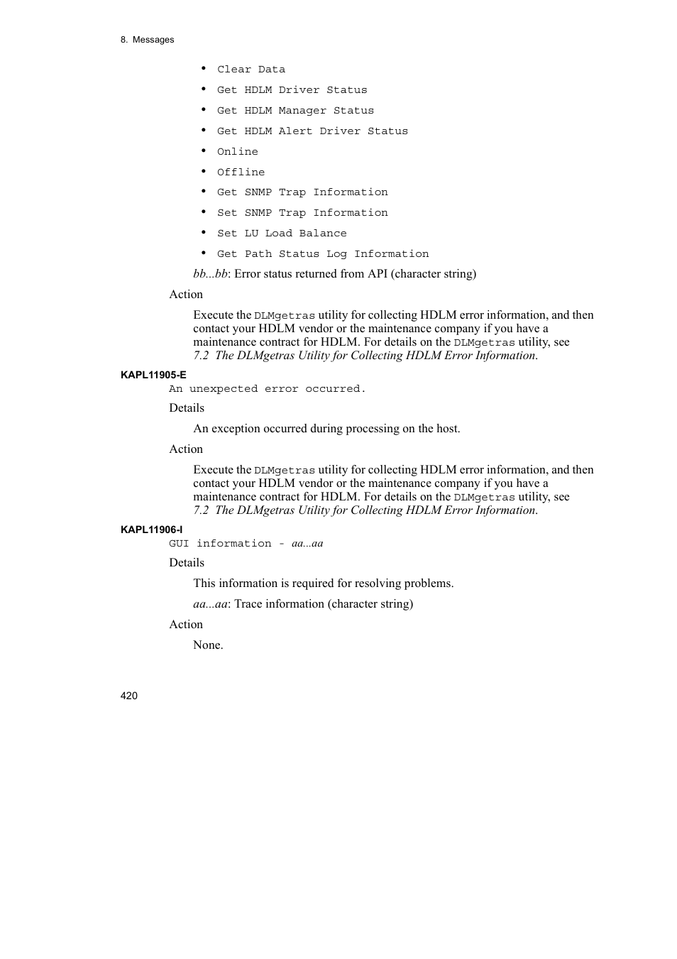 HP Hitachi Dynamic Link Manager Software User Manual | Page 444 / 492