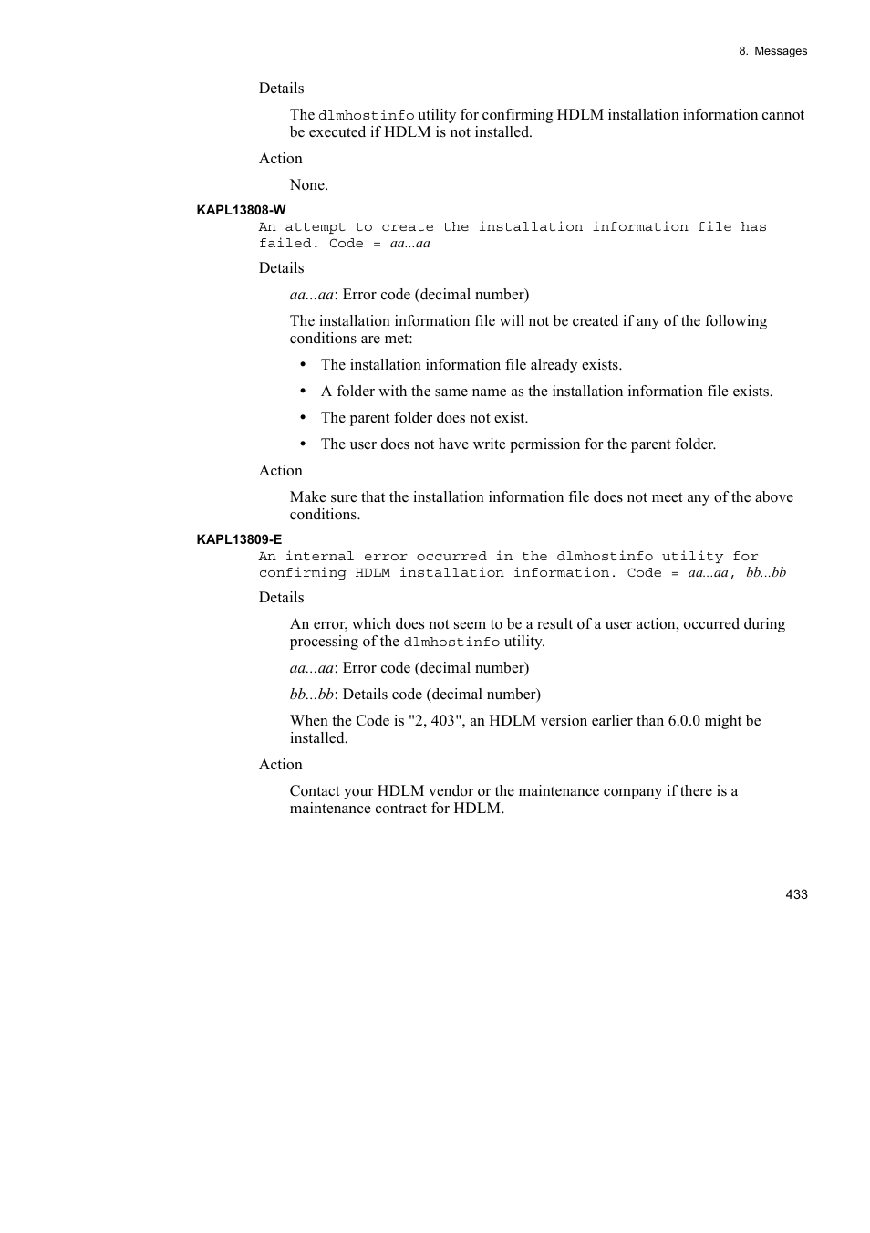 HP Hitachi Dynamic Link Manager Software User Manual | Page 457 / 492