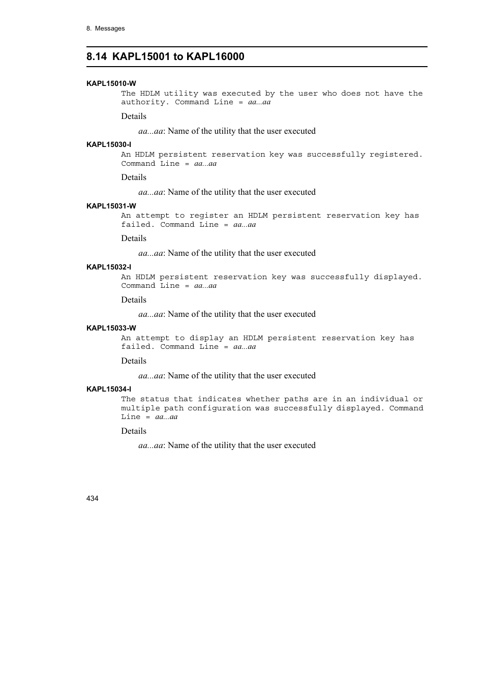 HP Hitachi Dynamic Link Manager Software User Manual | Page 458 / 492