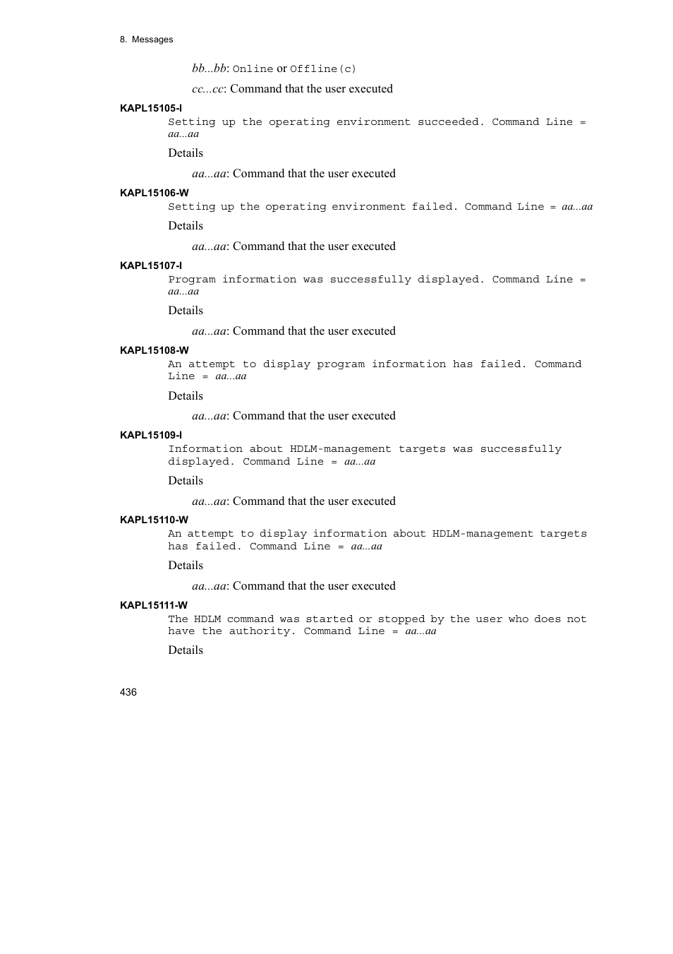 HP Hitachi Dynamic Link Manager Software User Manual | Page 460 / 492