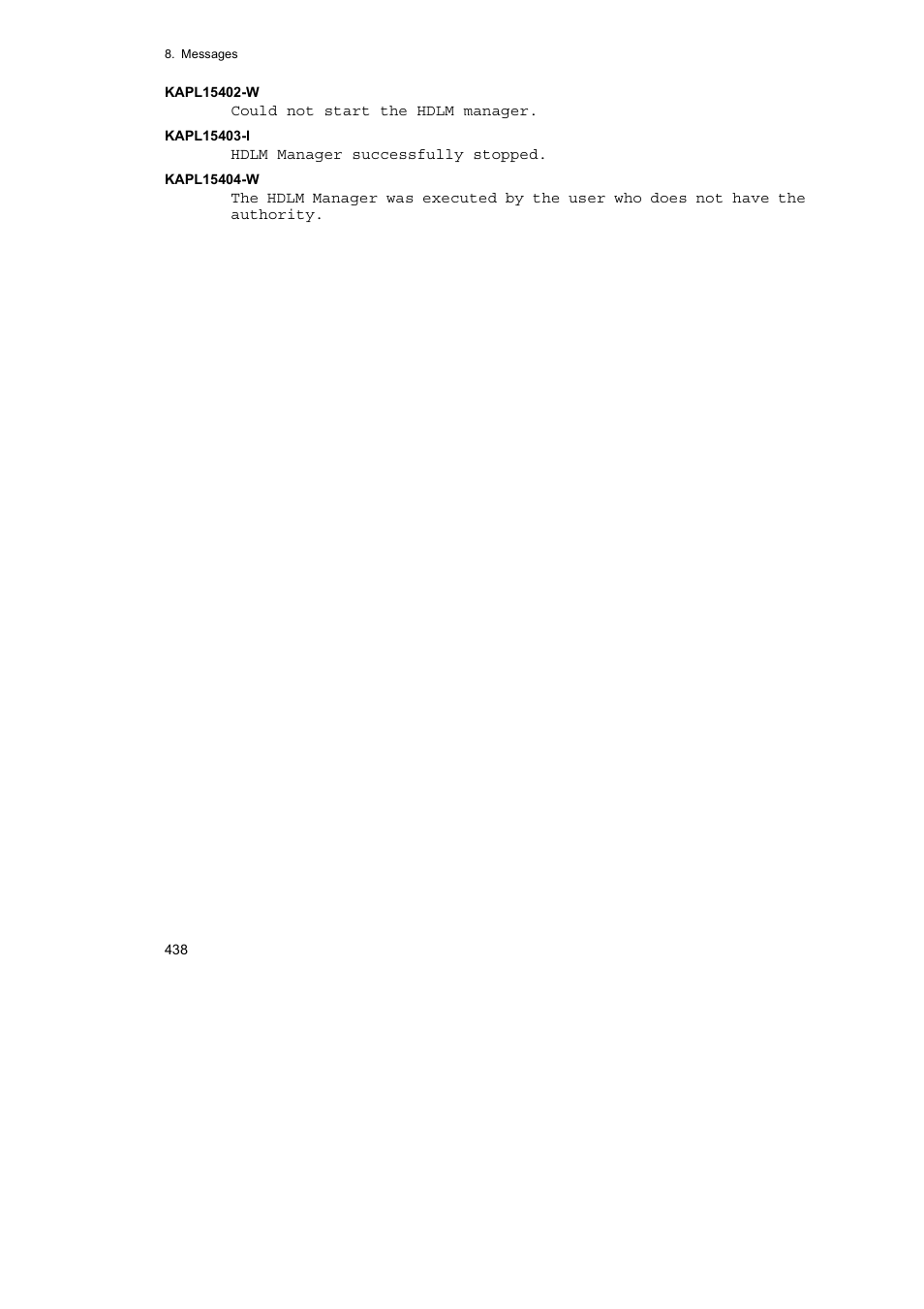 HP Hitachi Dynamic Link Manager Software User Manual | Page 462 / 492