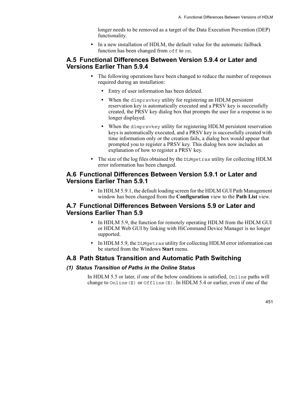 HP Hitachi Dynamic Link Manager Software User Manual | Page 475 / 492