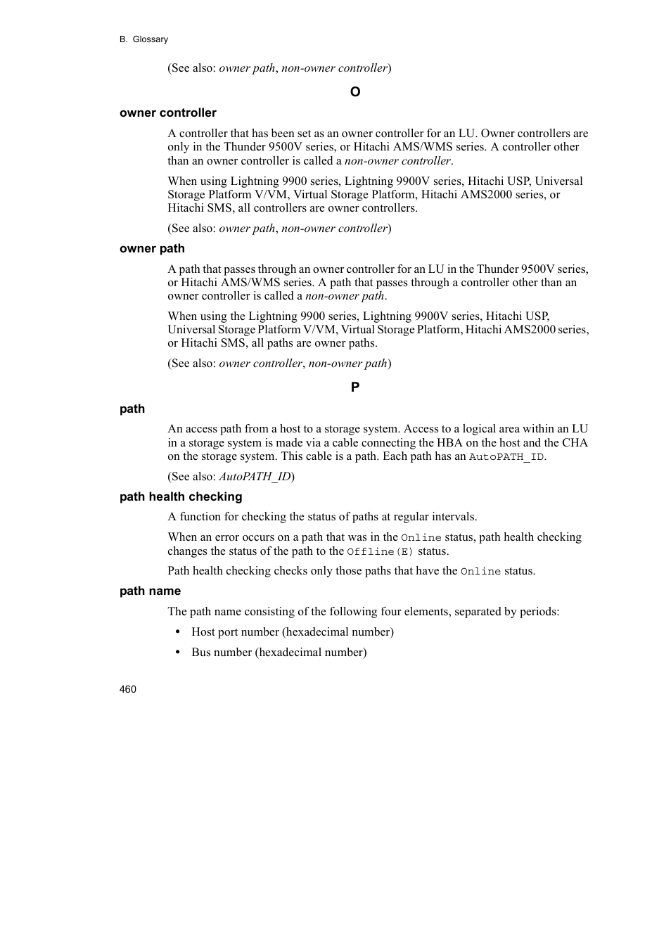 HP Hitachi Dynamic Link Manager Software User Manual | Page 484 / 492