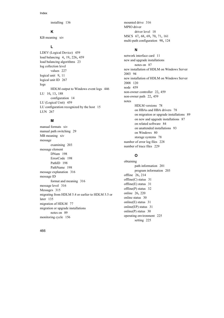 HP Hitachi Dynamic Link Manager Software User Manual | Page 490 / 492
