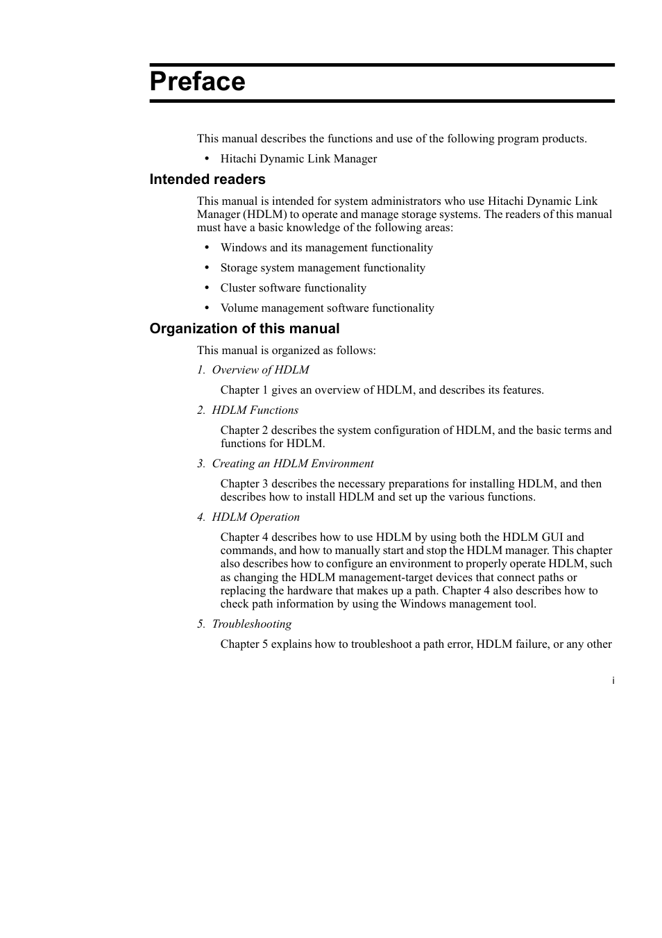 Preface | HP Hitachi Dynamic Link Manager Software User Manual | Page 5 / 492