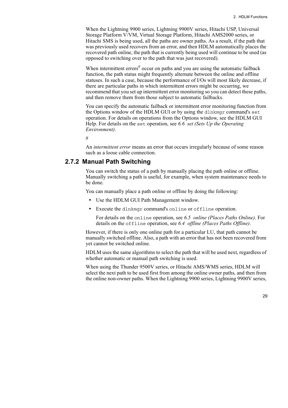 2 manual path switching | HP Hitachi Dynamic Link Manager Software User Manual | Page 53 / 492