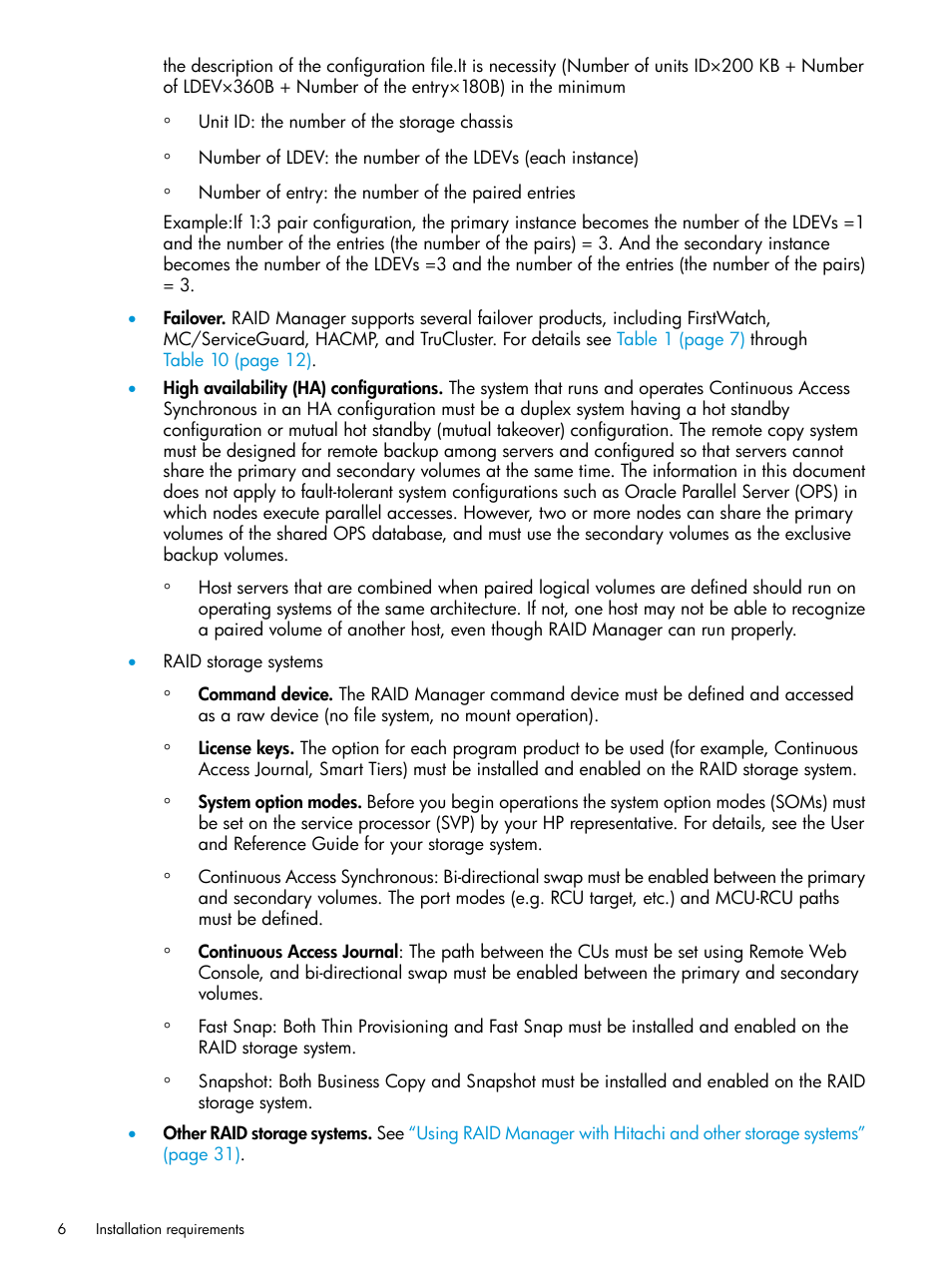 HP XP Racks User Manual | Page 6 / 97