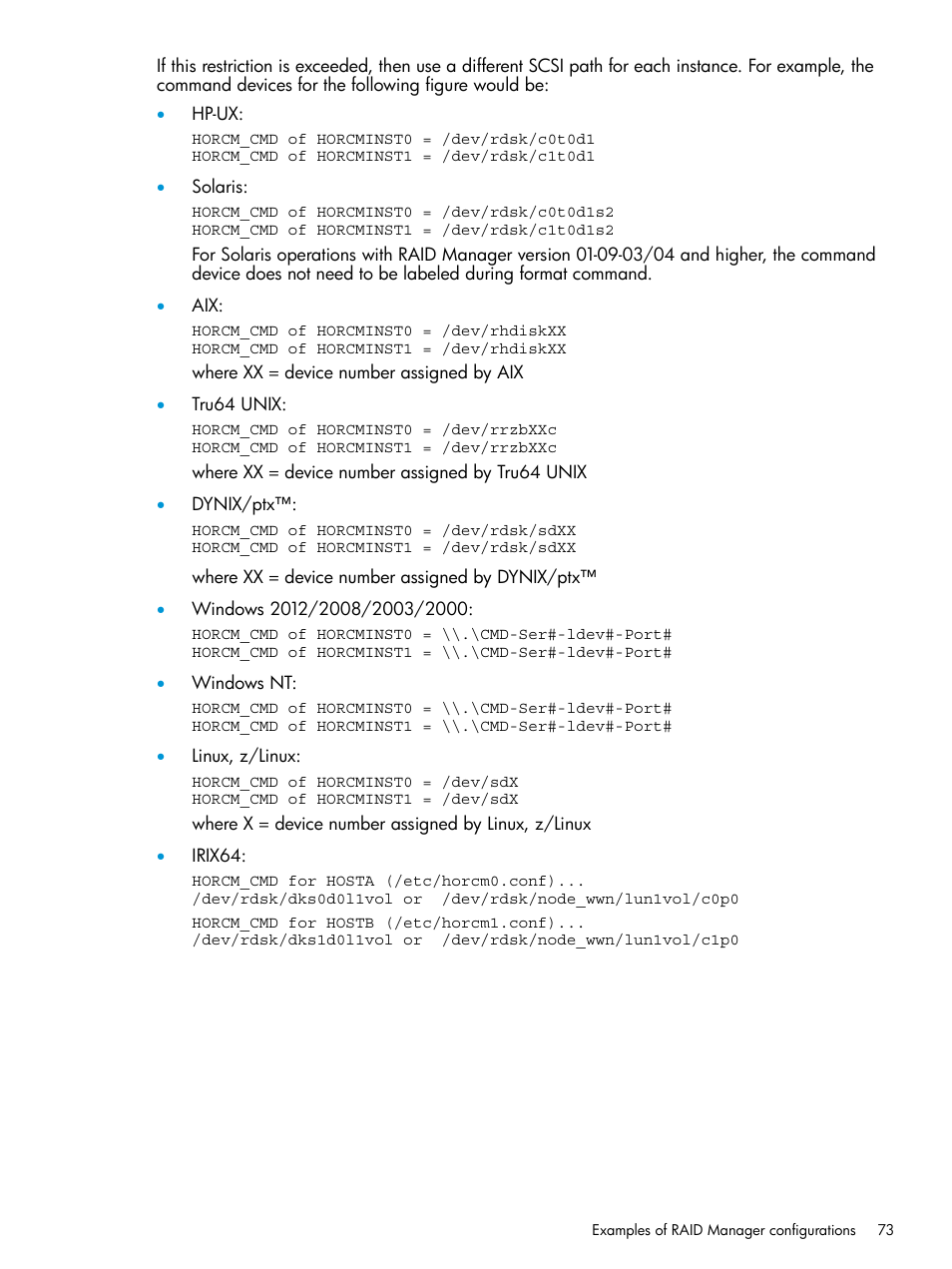 HP XP Racks User Manual | Page 73 / 97