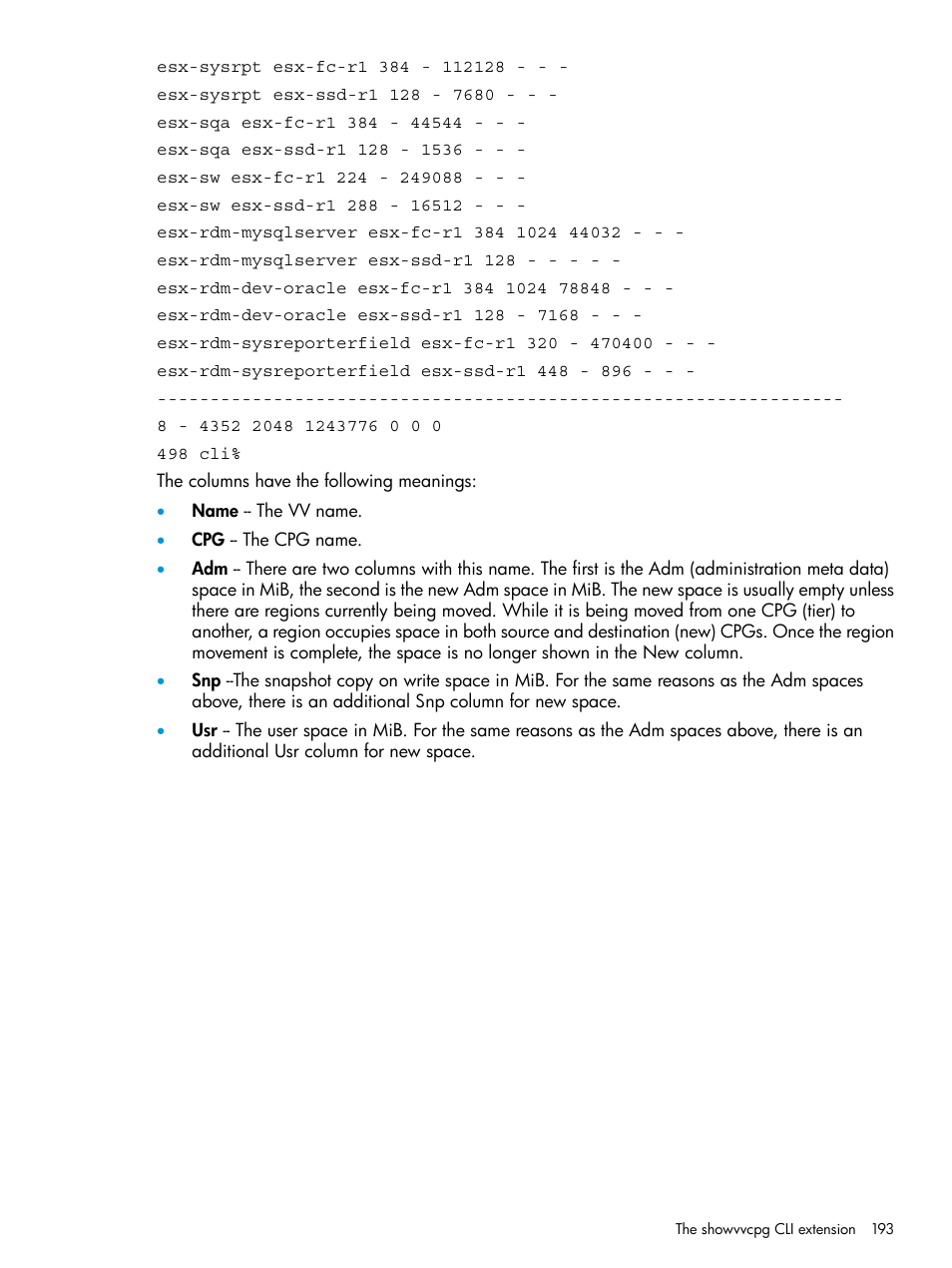 HP 3PAR System Reporter Software User Manual | Page 193 / 237