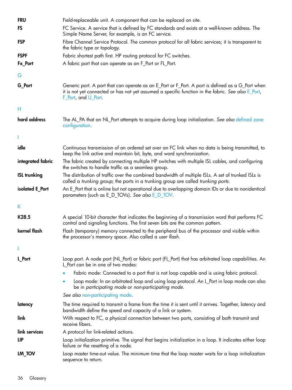 Isl trunking | HP Brocade 16Gb SAN Switch for HP BladeSystem c-Class User Manual | Page 36 / 41