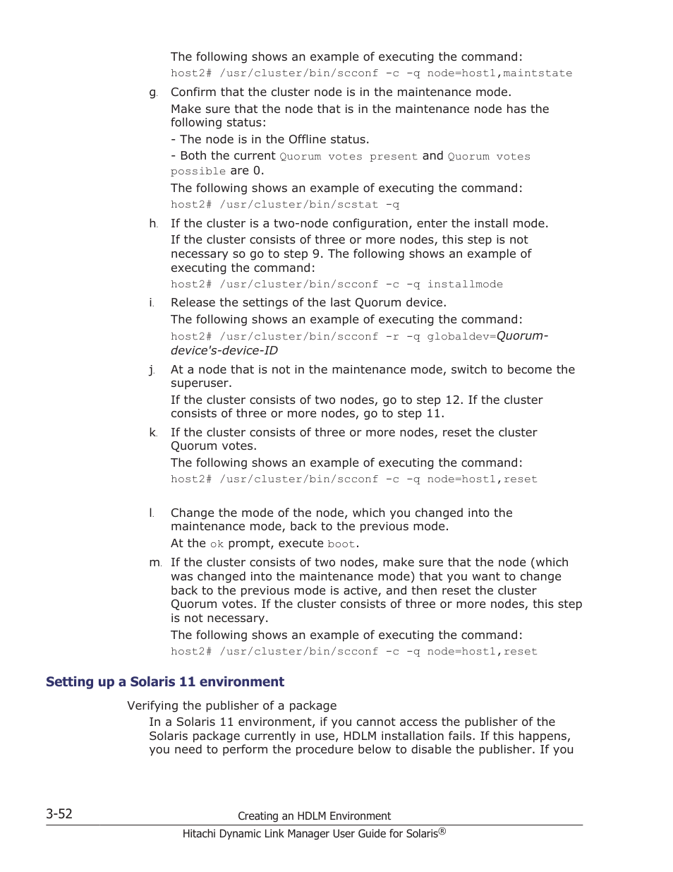 Setting up a solaris 11 environment -52 | HP XP P9500 Storage User Manual | Page 118 / 618