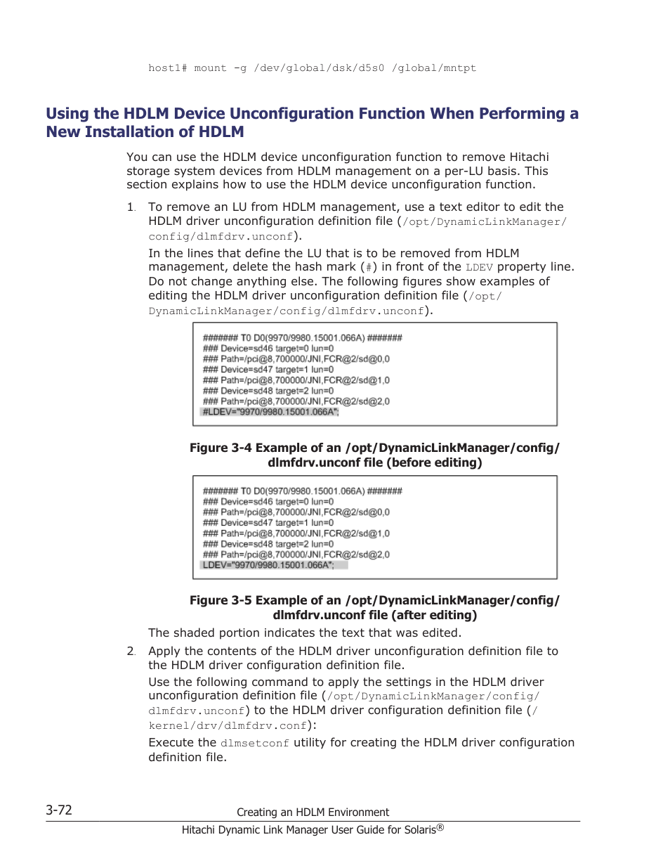 Installation of hdlm -72, Function, see, For details on how to perform this setting, see | Using the hdlm device | HP XP P9500 Storage User Manual | Page 138 / 618