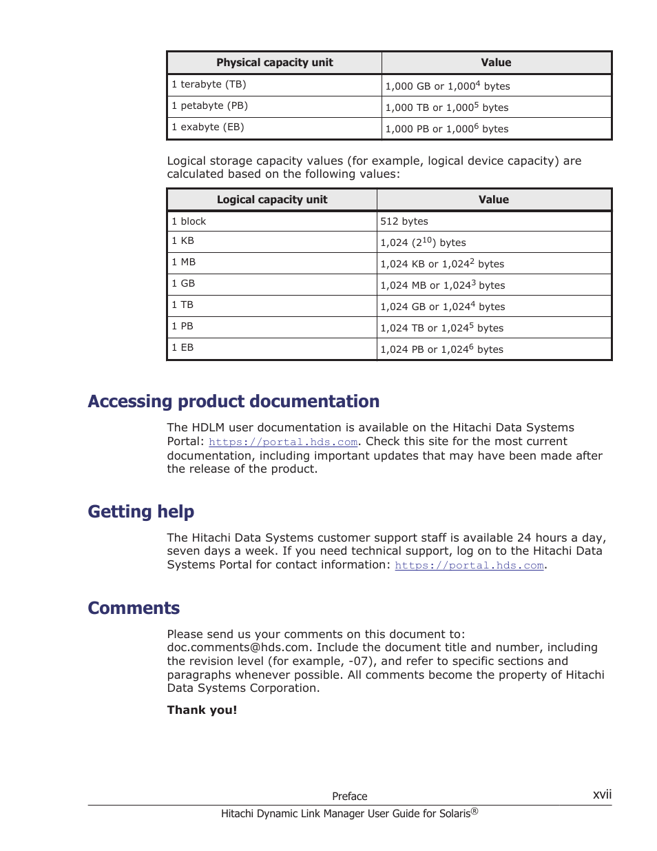 Accessing product documentation, Getting help, Comments | HP XP P9500 Storage User Manual | Page 17 / 618