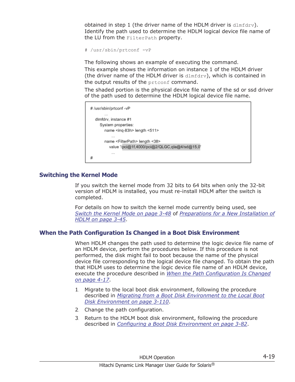 Switching the kernel mode -19 | HP XP P9500 Storage User Manual | Page 281 / 618