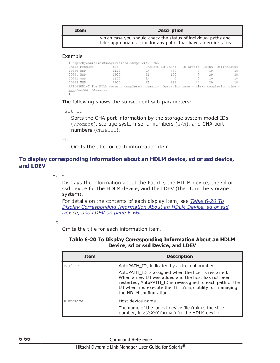 And ldev -66 | HP XP P9500 Storage User Manual | Page 406 / 618