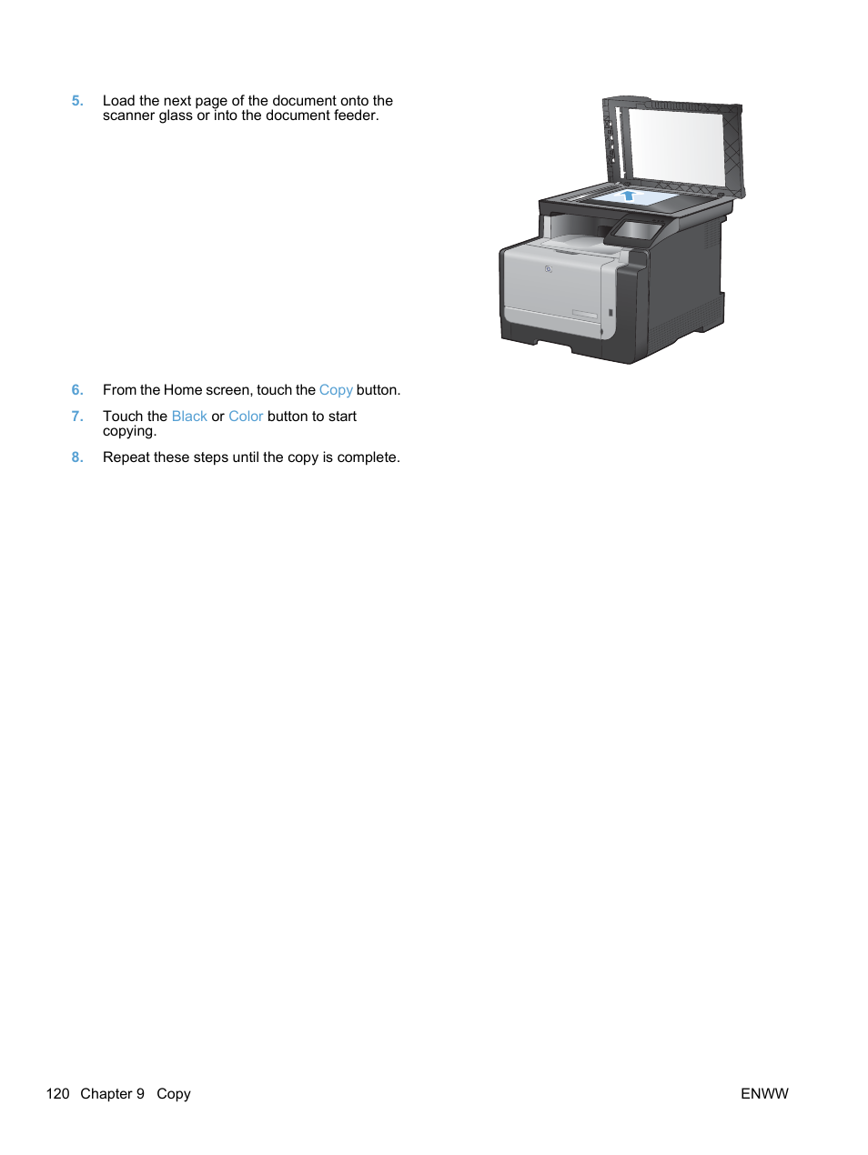 HP LaserJet Pro CM1415fnw Color Multifunction Printer User Manual | Page 136 / 308