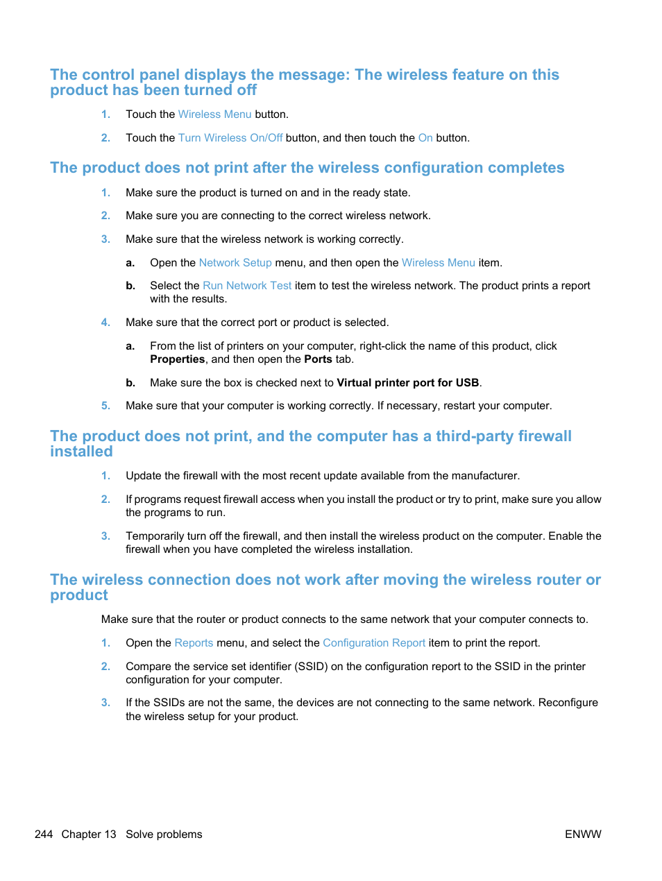 HP LaserJet Pro CM1415fnw Color Multifunction Printer User Manual | Page 260 / 308