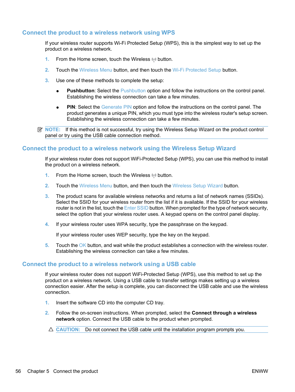 HP LaserJet Pro CM1415fnw Color Multifunction Printer User Manual | Page 72 / 308