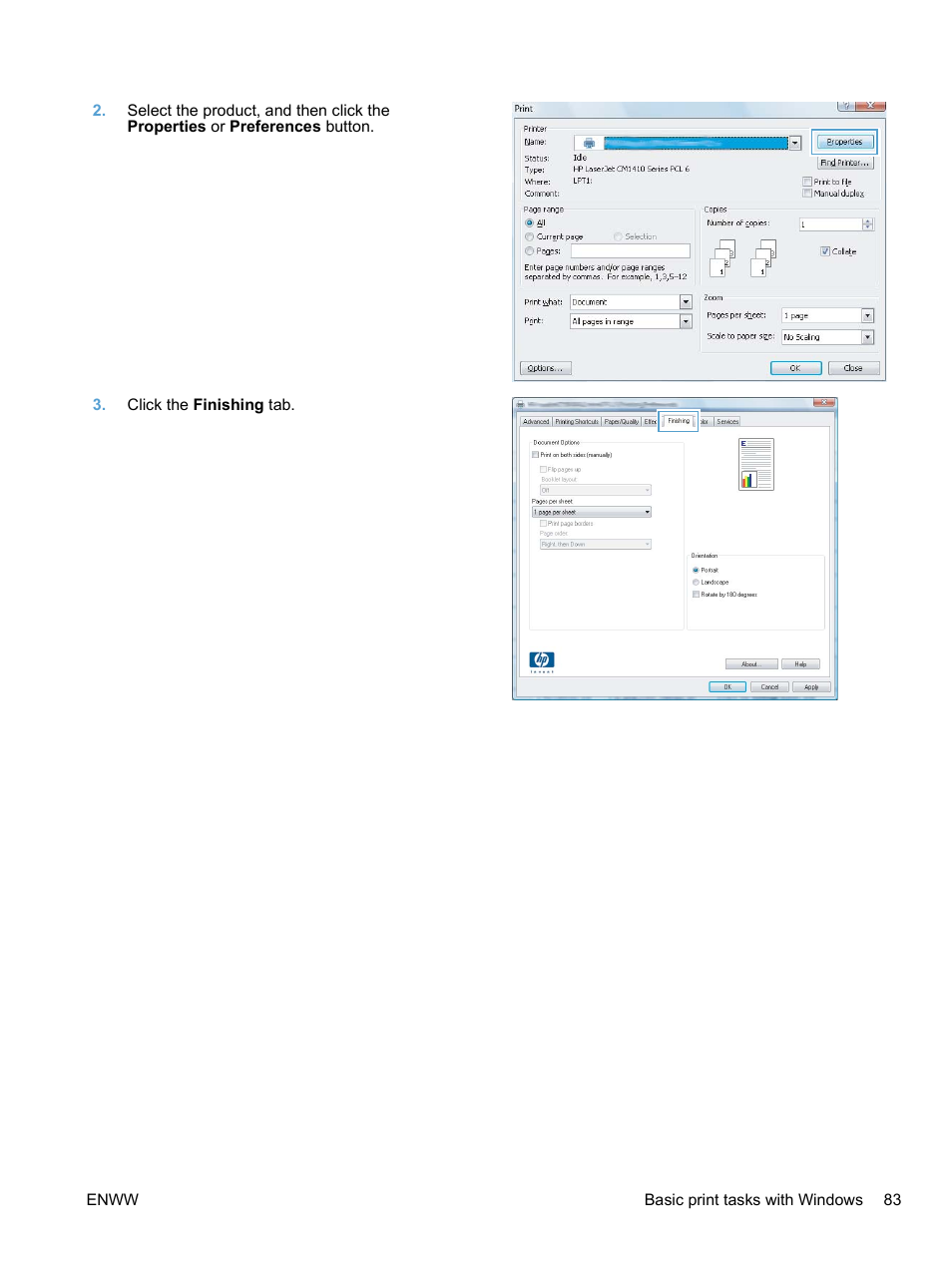 HP LaserJet Pro CM1415fnw Color Multifunction Printer User Manual | Page 99 / 308