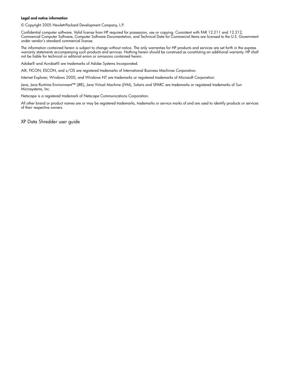 HP StorageWorks XP Remote Web Console Software User Manual | Page 2 / 18