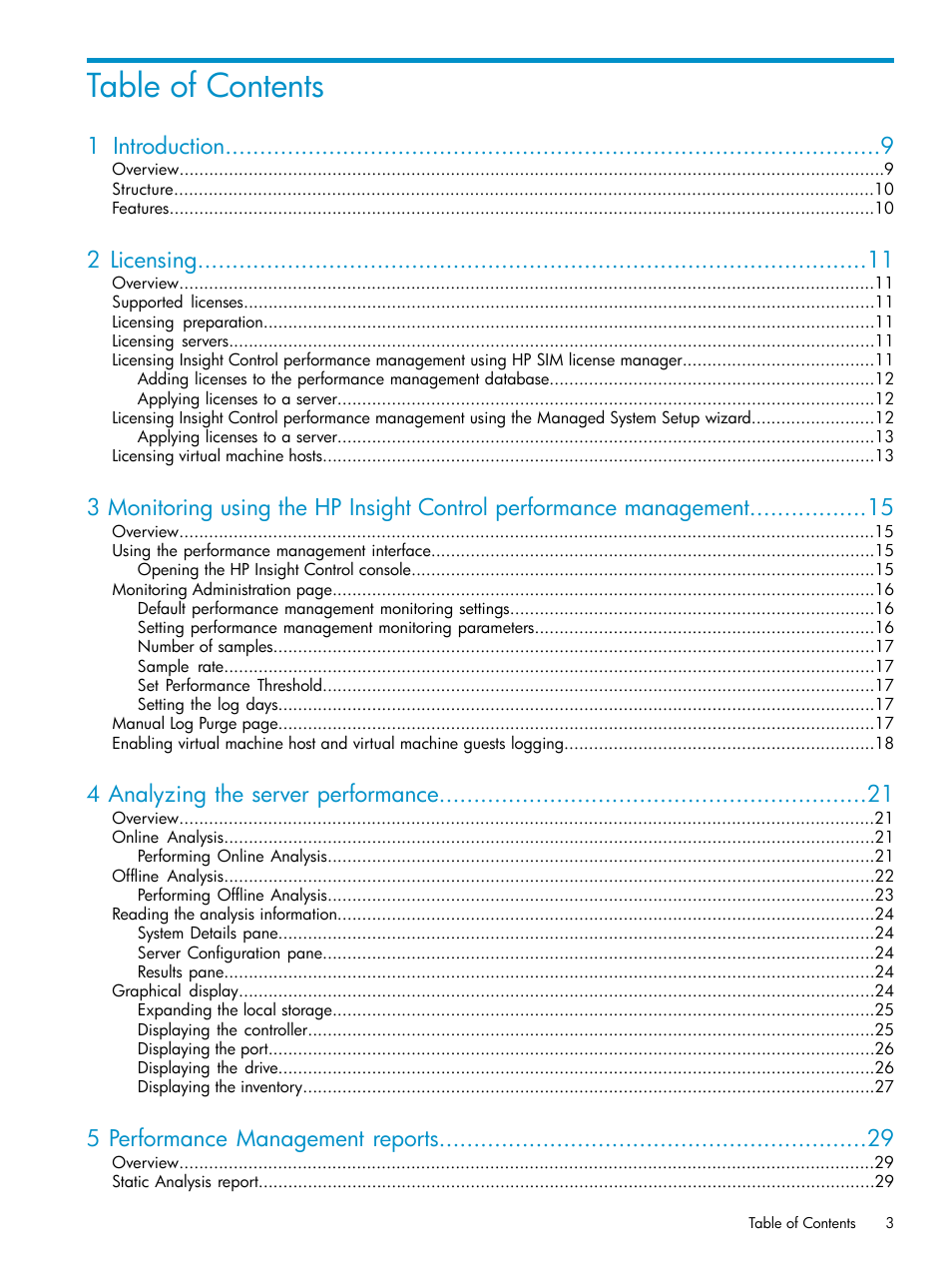 HP Insight Control User Manual | Page 3 / 79