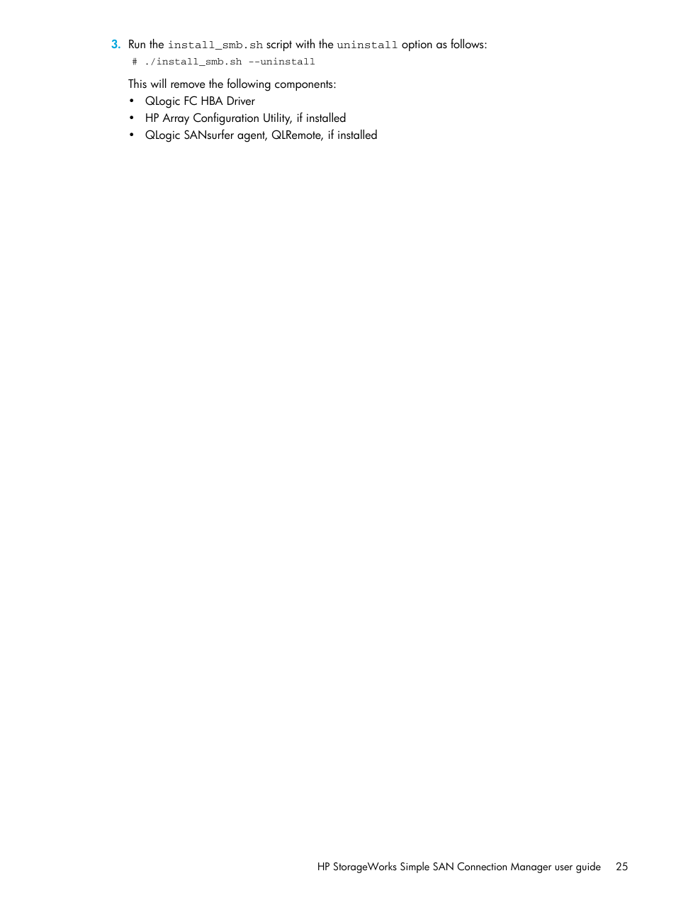 HP 8.20q Fibre Channel Switch User Manual | Page 25 / 98