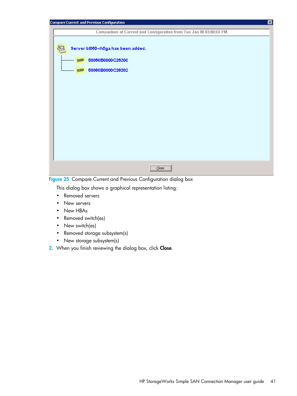 Figure 25 | HP 8.20q Fibre Channel Switch User Manual | Page 41 / 98