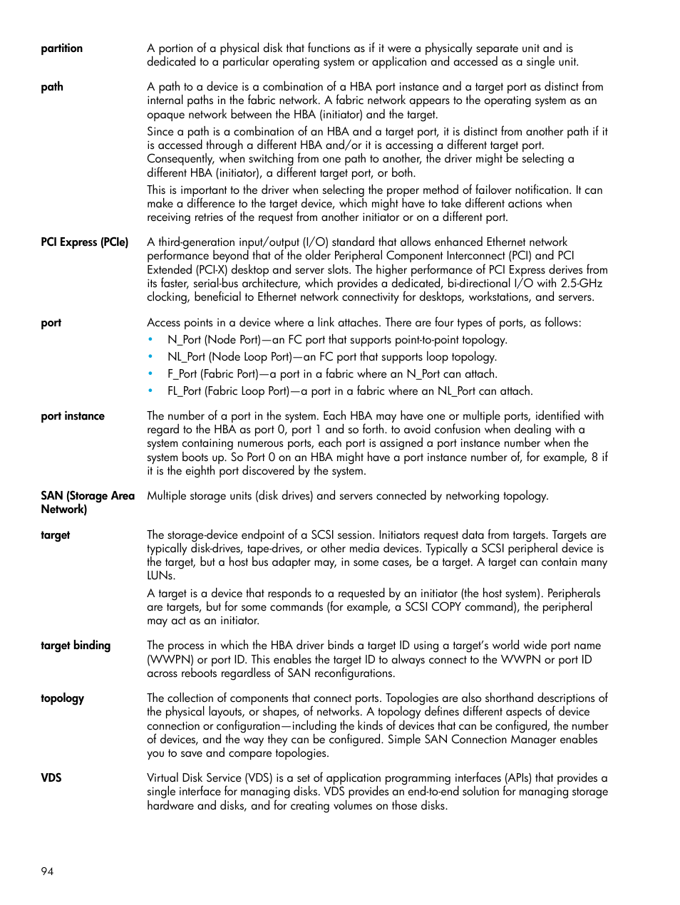 HP 8.20q Fibre Channel Switch User Manual | Page 94 / 98