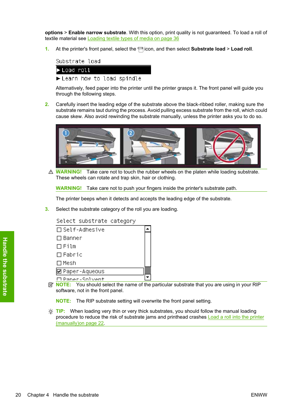 HP Designjet L25500 Printer series User Manual | Page 24 / 82