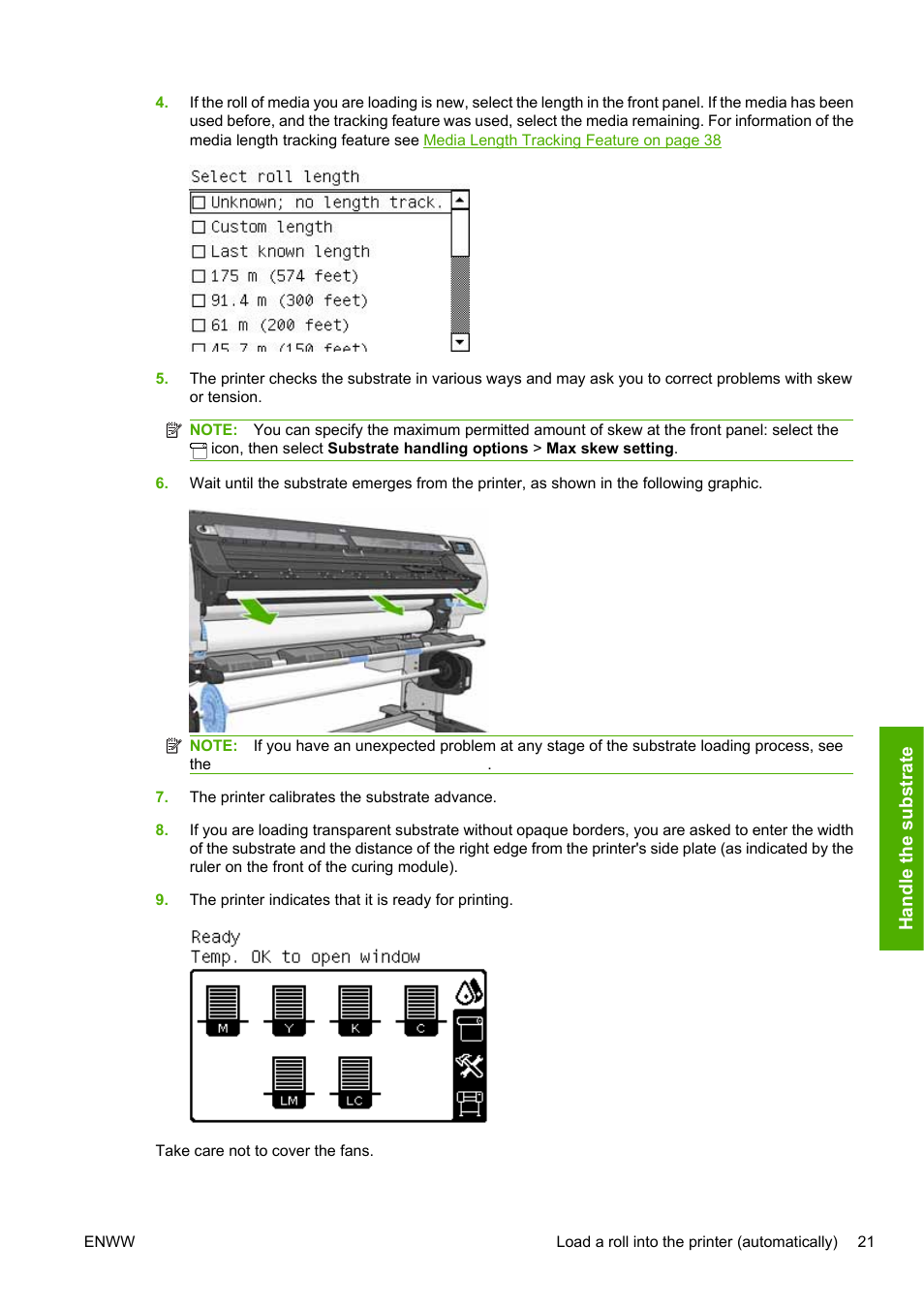 HP Designjet L25500 Printer series User Manual | Page 25 / 82