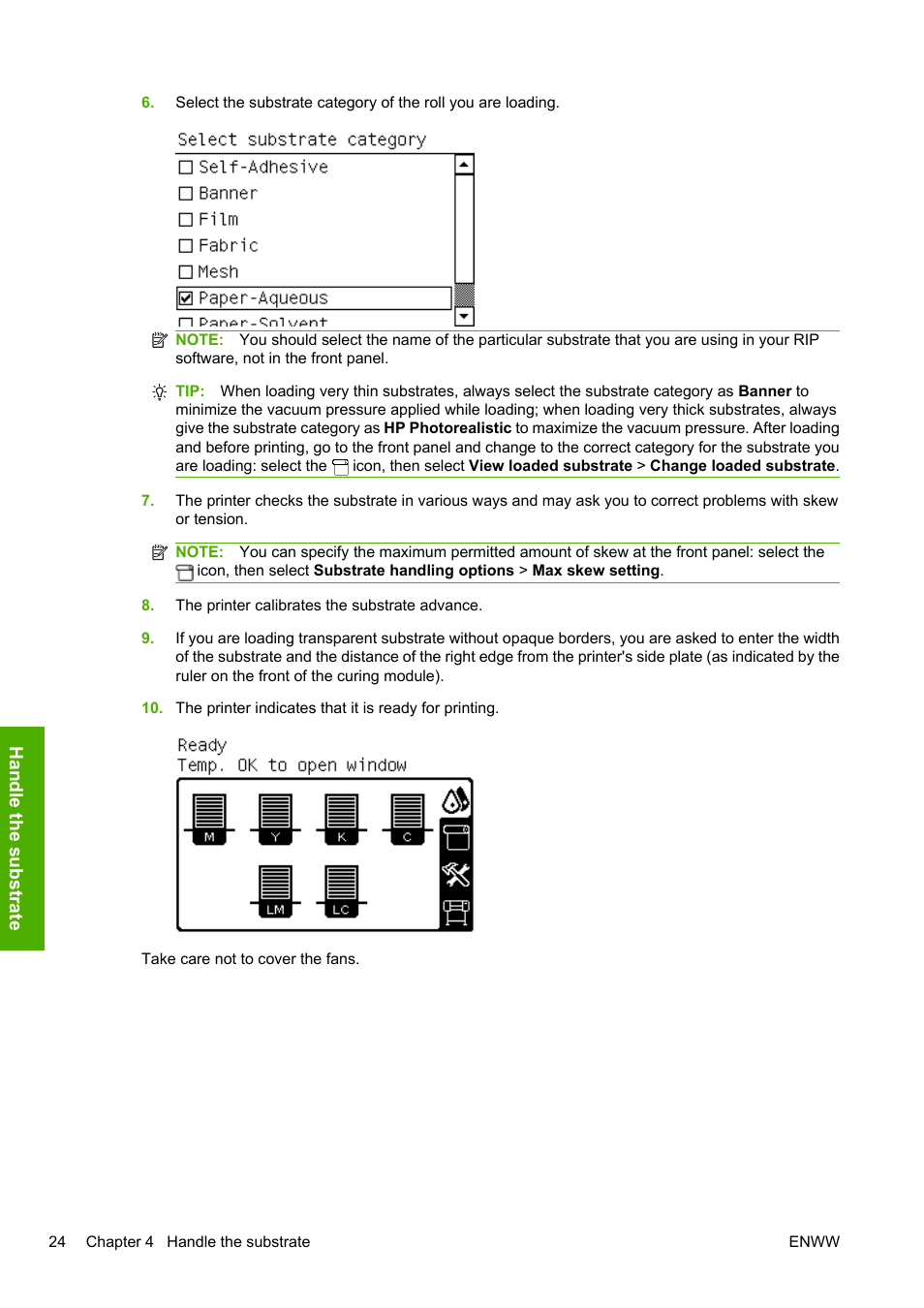 HP Designjet L25500 Printer series User Manual | Page 28 / 82